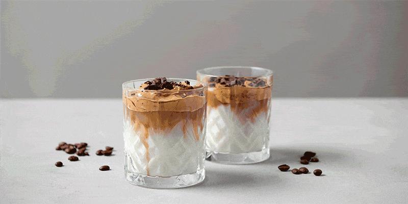 fremgangsmetode til dalgona kaffe