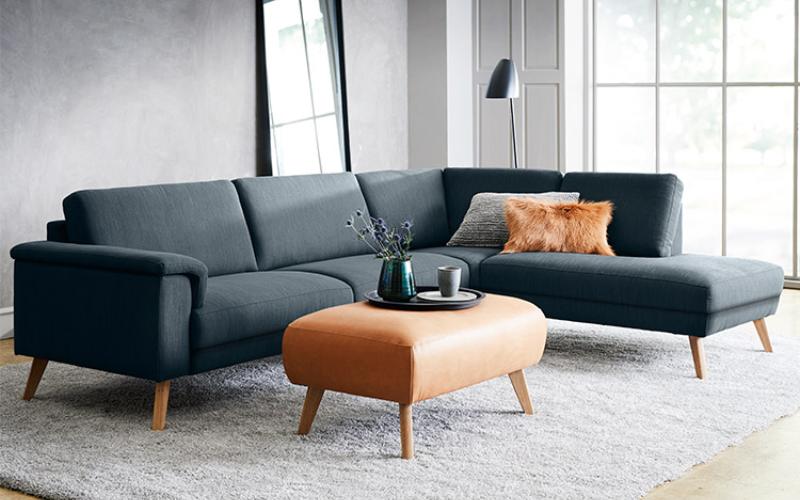 stykke drag videnskabelig Stamford Basic 2621 sofa med open end - Blåt | Mobler.dk