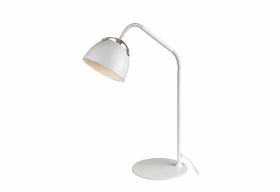 Oslo hvid bordlampe