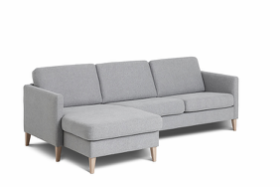 Visby sofa med chaiselong