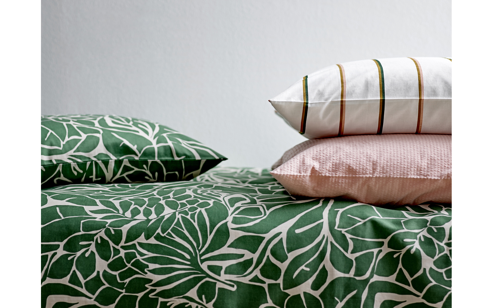 Organic Abstract sengelinned grøn | Mobler.dk
